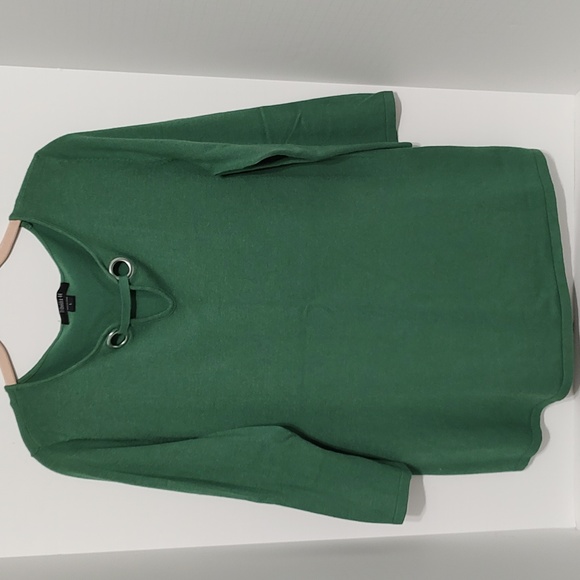 Green Tribekko 44 Sweater Tunic Top sz Large - Picture 1 of 5